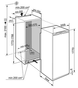Встраиваемый холодильник Либхер IKBP 3550 Premium фото 4 в Краснодаре Встраиваемый холодильник Liebherr IKBP 3550 Premium фото 4 в Краснодаре
