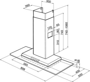Вытяжка Смег KSEV97X2 фото 4 в Краснодаре Вытяжка Smeg KSEV97X2 фото 4 в Краснодаре