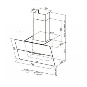 Вытяжка Фабер JOLIE WH A80 фото 4 в Краснодаре Вытяжка Faber JOLIE WH A80 фото 4 в Краснодаре