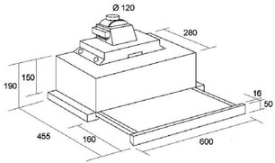 Вытяжка Кертинг KHP 6740 ALU фото 2 в Краснодаре Вытяжка Korting KHP 6740 ALU фото 2 в Краснодаре