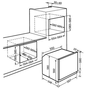 Духовой шкаф Смег SF855PX фото 2 в Краснодаре Духовой шкаф Smeg SF855PX фото 2 в Краснодаре