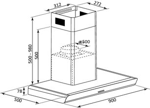Настенная вытяжка Брандт BHB6902X фото 4 в Краснодаре Настенная вытяжка Brandt BHB6902X фото 4 в Краснодаре
