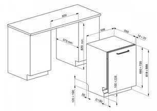 Посудомоечная машина Смег STLA865A-1 фото 3 в Краснодаре Посудомоечная машина Smeg STLA865A-1 фото 3 в Краснодаре