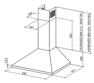 Вытяжка Faber VALUE PB 4 2L BK  A60 фото 4 в Краснодаре