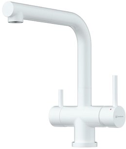 Omoikiri (мойка BOSEN 80-2-WH + смеситель TAKAMATSU-S PW) фото 3 в Краснодаре