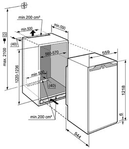 Встраиваемый холодильник Либхер IK 2354 Premium фото 4 в Краснодаре Встраиваемый холодильник Liebherr IK 2354 Premium фото 4 в Краснодаре