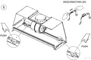 Встраиваемая вытяжка Пандо PRO/85 INOX V.1050 SEC PLUS фото 4 в Краснодаре Встраиваемая вытяжка Pando PRO/85 INOX V.1050 SEC PLUS фото 4 в Краснодаре