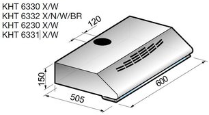 Вытяжка Кертинг KHT 6331 X фото 2 в Краснодаре Вытяжка Korting KHT 6331 X фото 2 в Краснодаре
