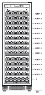 Встраиваемый мультитемпературный винный шкаф EuroCave S-259 K-800019-L фото 2 в Краснодаре