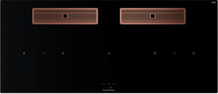 Индукционная варочная поверхность с вытяжкой Kuppersbusch KMI 12850.0 SR-E Copper фото в Краснодаре