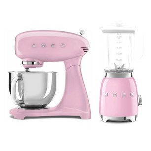 Smeg 50`s Style (блендер BLF03PKEU + миксер SMF03PKEU) фото в Краснодаре Smeg 50`s Style (блендер BLF03PKEU + миксер SMF03PKEU) фото в Краснодаре