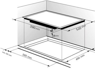 Варочная панель Зигмунд Штайн CIS 027.60 BX фото 2 в Краснодаре Варочная панель Zigmund Shtain CIS 027.60 BX фото 2 в Краснодаре