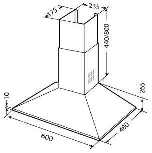 Вытяжка Teka DBB 60 STAINLESS STEEL фото 2 в Краснодаре