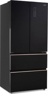 Холодильник Hyundai CM55043F черное стекло фото 2 в Краснодаре