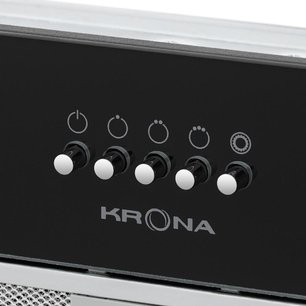 Встраиваемая вытяжка Krona ELISA 600 GLASS BLACK PB фото 2 в Краснодаре Встраиваемая вытяжка Krona ELISA 600 GLASS BLACK PB фото 2 в Краснодаре