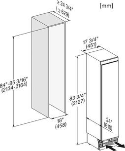 Встраиваемый морозильник Miele F 2413 Vi MasterCool фото 3 в Краснодаре