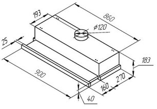 Встраиваемая вытяжка Kuppersberg Slimlux II 90 Bronze фото 4 в Краснодаре