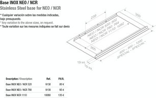 Встраиваемая вытяжка Pando NEO/78 INOX V. 830 SEC фото 3 в Краснодаре