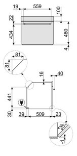 Духовой шкаф Смег SF800AO фото 4 в Краснодаре Духовой шкаф Smeg SF800AO фото 4 в Краснодаре