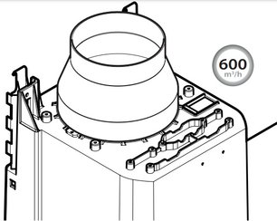 Вытяжка Falmec MERCURIO EVO 60 фото 4 в Краснодаре