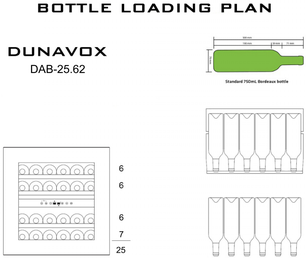 Винный шкаф Dunavox DAB-25.62DB.TO фото 3 в Краснодаре