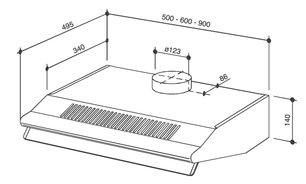 Вытяжка Kaiser A 501 IX фото 2 в Краснодаре