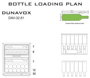 Винный шкаф Дунавокс DAV-32.81DSS.TO фото 4 в Краснодаре Винный шкаф Dunavox DAV-32.81DSS.TO фото 4 в Краснодаре