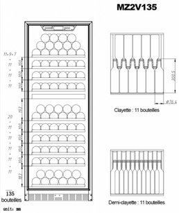 Винный шкаф La Sommeliere MZ2V135 фото 4 в Краснодаре