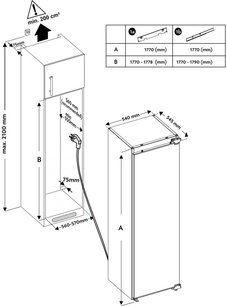 Встраиваемый холодильник Schaub Lorenz SLS E310WE фото 4 в Краснодаре