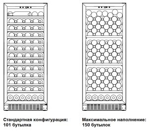 Винный шкаф Dometic C101G Wooden Wenge фото 2 в Краснодаре