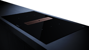 Индукционная варочная панель с вытяжкой Kuppersbusch KMI 9350.0 SR Copper фото 3 в Краснодаре