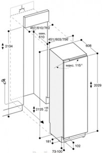 Встраиваемый морозильник Гаггенау RF471304 фото 4 в Краснодаре Встраиваемый морозильник Gaggenau RF471304 фото 4 в Краснодаре