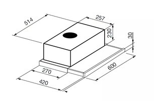 Встраиваемая вытяжка Korting KHP 6772 GW фото 2 в Краснодаре