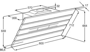 Вытяжка АЕГ X66453BV0 фото 2 в Краснодаре Вытяжка AEG X66453BV0 фото 2 в Краснодаре