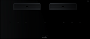 Индукционная варочная поверхность с вытяжкой Kuppersbusch KMI 12850.0 SR-E Black Velvet фото в Краснодаре