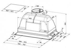 Вытяжка Фабер INCA PLUS HIP HAL X A70 FB EXP фото 2 в Краснодаре Вытяжка Faber INCA PLUS HIP HAL X A70 FB EXP фото 2 в Краснодаре