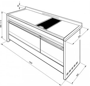 Варочный центр Smeg A5-8 фото 2 в Краснодаре