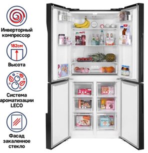Холодильник Маунфилд MFF182NFBE фото 2 в Краснодаре Холодильник Maunfeld MFF182NFBE фото 2 в Краснодаре