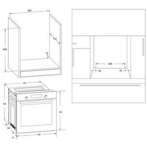 Электрический духовой шкаф Кертинг OKB 370 CMB фото 4 в Краснодаре Электрический духовой шкаф Korting OKB 370 CMB фото 4 в Краснодаре