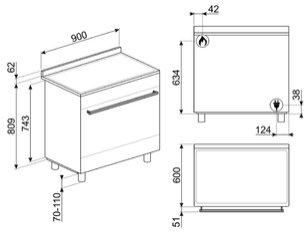 Варочный центр Smeg C9GMN9-1 фото 4 в Краснодаре
