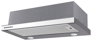 Встраиваемая вытяжка MAUNFELD VS SLIDE 60 металлик/белое стекло фото в Краснодаре Встраиваемая вытяжка MAUNFELD VS SLIDE 60 металлик/белое стекло фото в Краснодаре