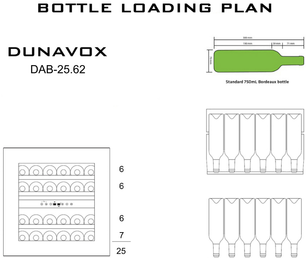 Винный шкаф Dunavox DAB-25.62DSS.TO фото 4 в Краснодаре