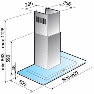 Вытяжка Korting KHC 9956 X фото 2 в Краснодаре
