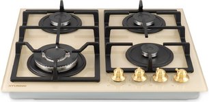 Газовая варочная панель Hyundai HHG 6436 BE фото 2 в Краснодаре