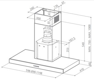 Вытяжка Фабер Stilo DX/SP A120, правая фото 2 в Краснодаре Вытяжка Faber Stilo DX/SP A120, правая фото 2 в Краснодаре