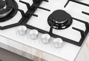Газовая варочная панель из закаленного стекла Зигмунд Штайн M 32.6 W фото 2 в Краснодаре Газовая варочная панель из закаленного стекла Zigmund Shtain M 32.6 W фото 2 в Краснодаре