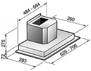 Встраиваемая вытяжка Korting KHI 9751 X фото 2 в Краснодаре