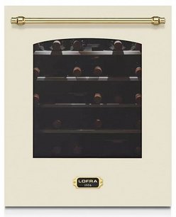 Встраиваемый винный шкаф Lofra ZBRBI36T BRASS две зоны фото в Краснодаре