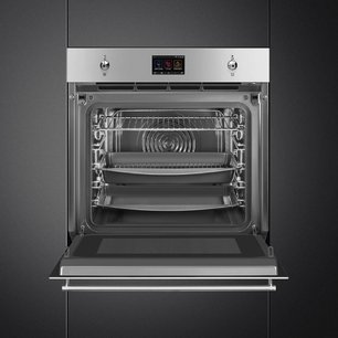 Духовой шкаф с паром Смег SO6303APX фото 4 в Краснодаре Духовой шкаф с паром Smeg SO6303APX фото 4 в Краснодаре