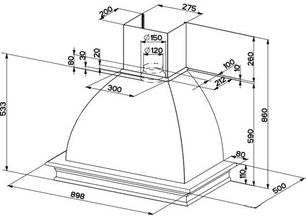 Вытяжка Фабер FARM 90 корпус белый фото 4 в Краснодаре Вытяжка Faber FARM 90 корпус белый фото 4 в Краснодаре